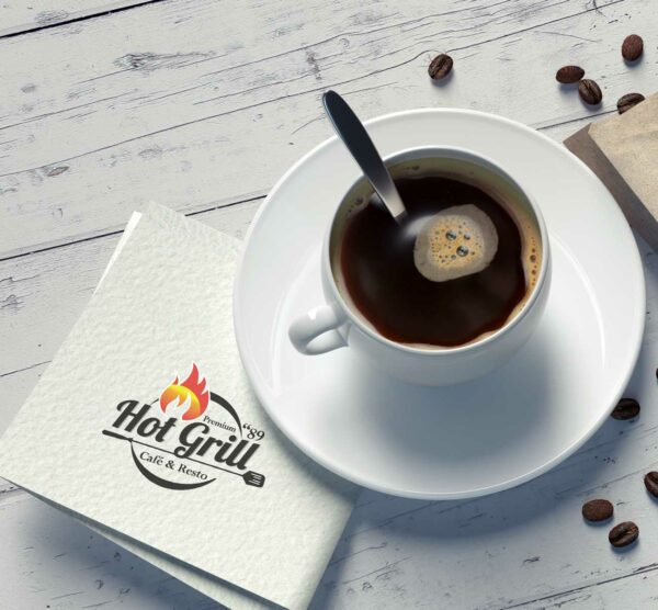 Impresión de servilletas personalizadas para bares y restaurantes y negocios de hostelería.